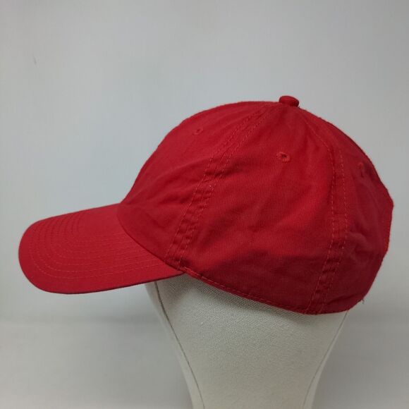 Unbranded Men's Slideback Hat Red Size Adult Blank Adjustable - Picture 3 of 8